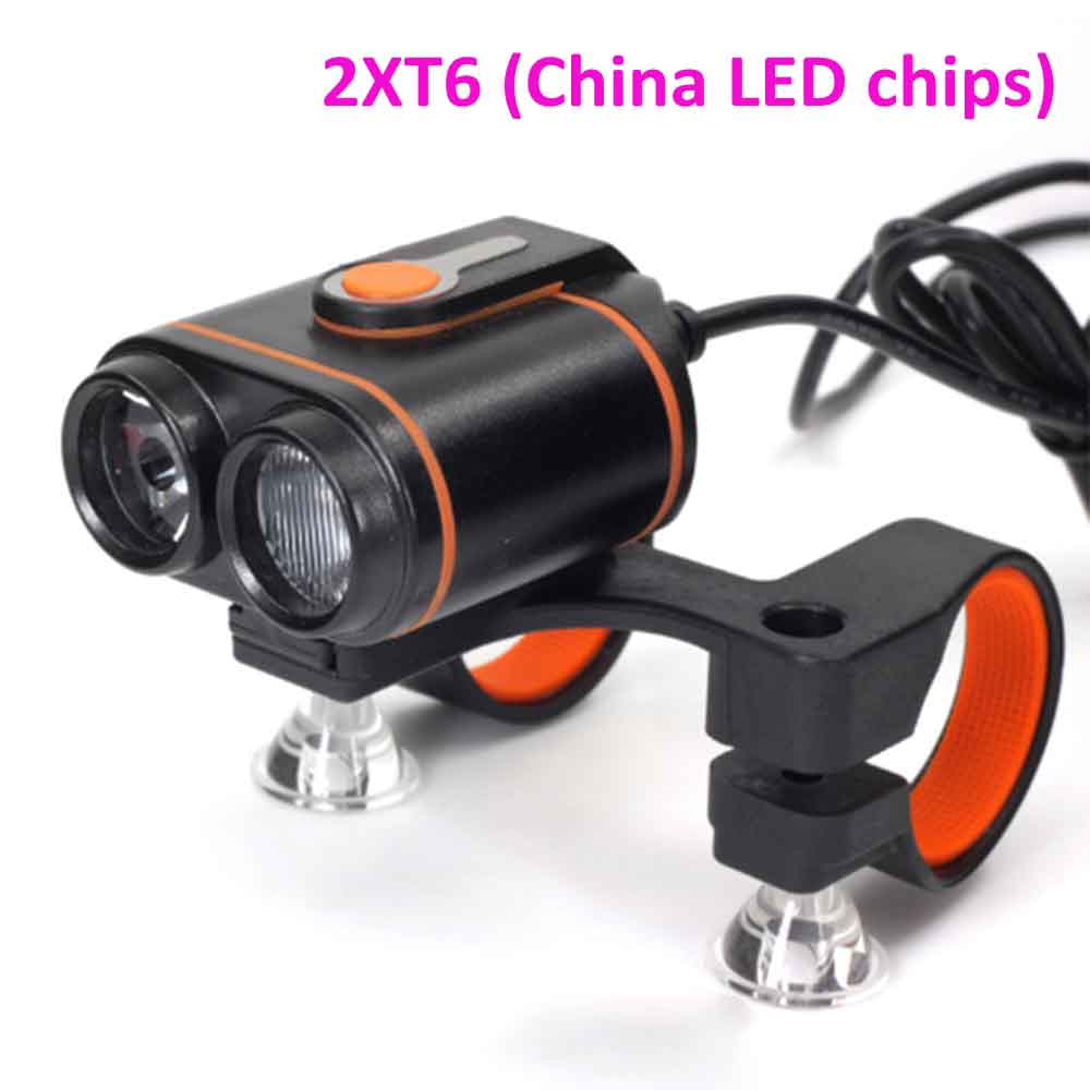 T6 high low dipped beam BMX bike bicycle front head light with mount bracket