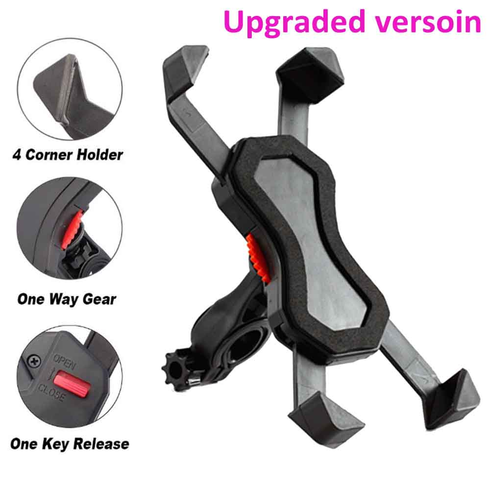 Adjustable universal bike bicycle cell phone holder mount