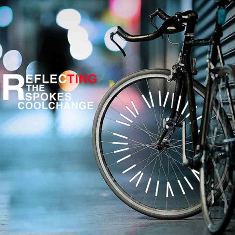 bicycle bike wheel spoke tube reflector