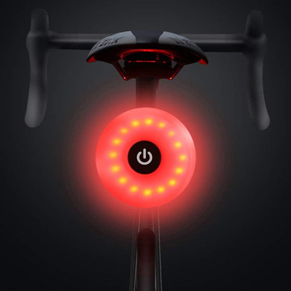 waterproof bicycle bike rear tail rear light with usb rechargeable